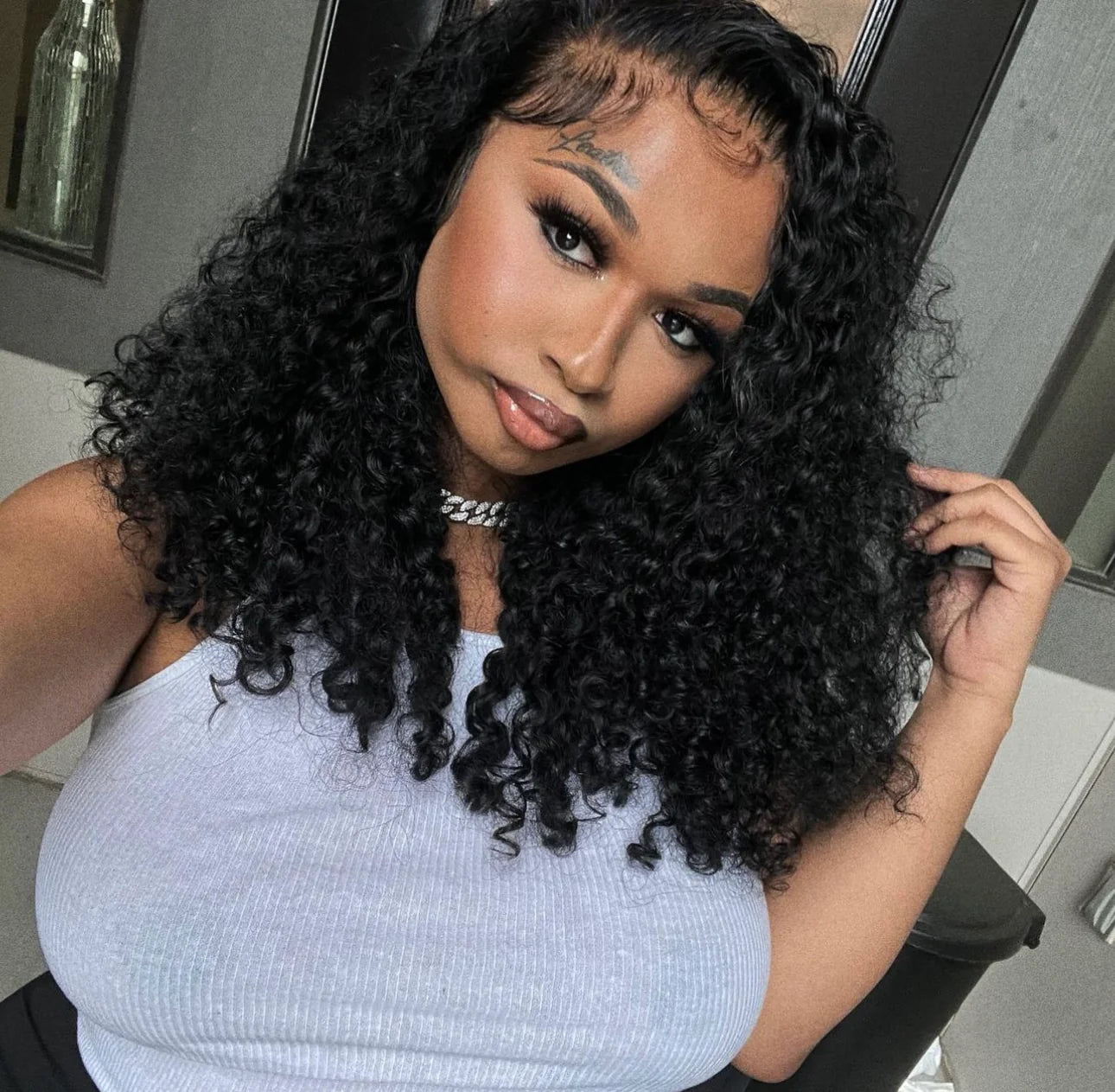 Curly Bob HD Lace Wig
